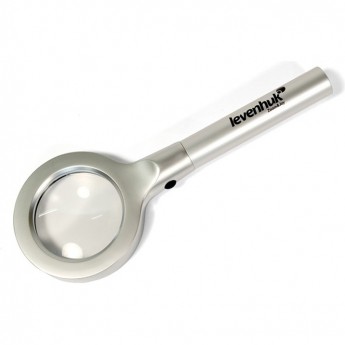 Лупа LEVENHUK ZENO 500, 3,5x, 56 мм, 8 LED, металл